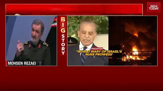Iran's National Security Council member &amp; IRGC General Mohsen Rezaei claimed Pakistan assured nuclear retaliation against Israel if Iran was attacked. Pakistan however has denied this claim. #Pakistan #Iran #Israel #IranIsraelConflict #ITVideo Pranay Upadhyaya