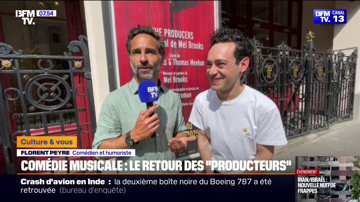 La comédie musicale "les Producteurs" de retour à Paris avec Florent Peyre et Alexandre Faitrouni Lo de Susbielle