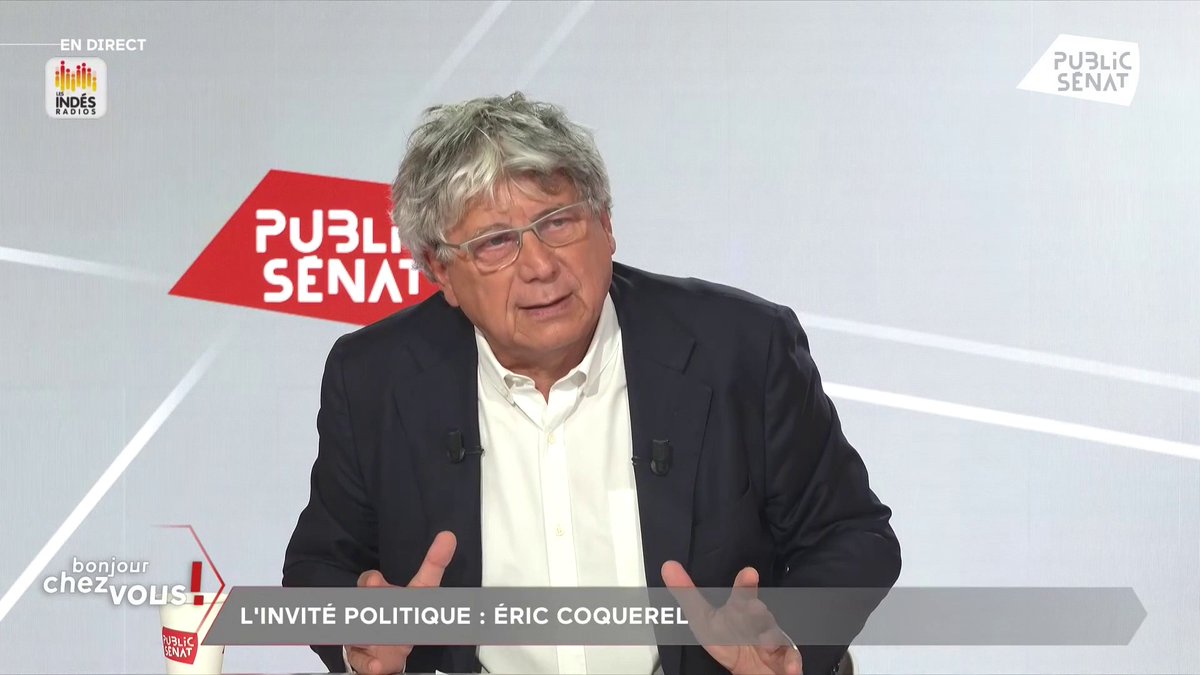 Congrès du PS : "Le Parti socialiste devrait prendre ses distances" avec les propos de Jérôme Guedj sur Jean-Luc Mélenchon, affirme le député (LFI) Eric Coquerel #BonjourChezVous