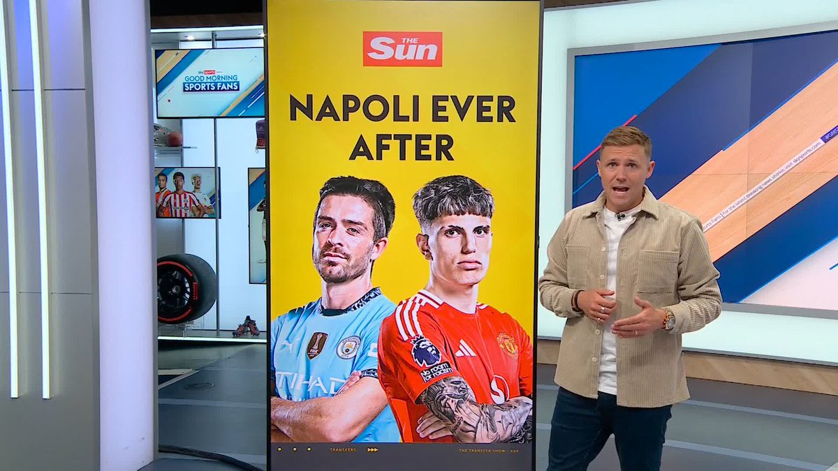 'Napoli have £45m to spend on either Jack Grealish or Alejandro Garnacho, but won't take both of them' 💼 Could Jack Grealish be headed to Italian side Napoli? 🤔