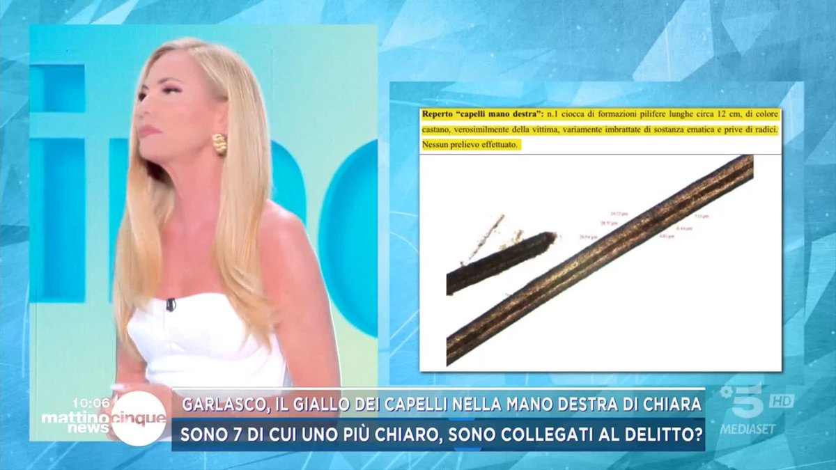 #Garlasco, il giallo dei capelli nella mano destra di Chiara. Sono collegati al delitto? #Mattino5