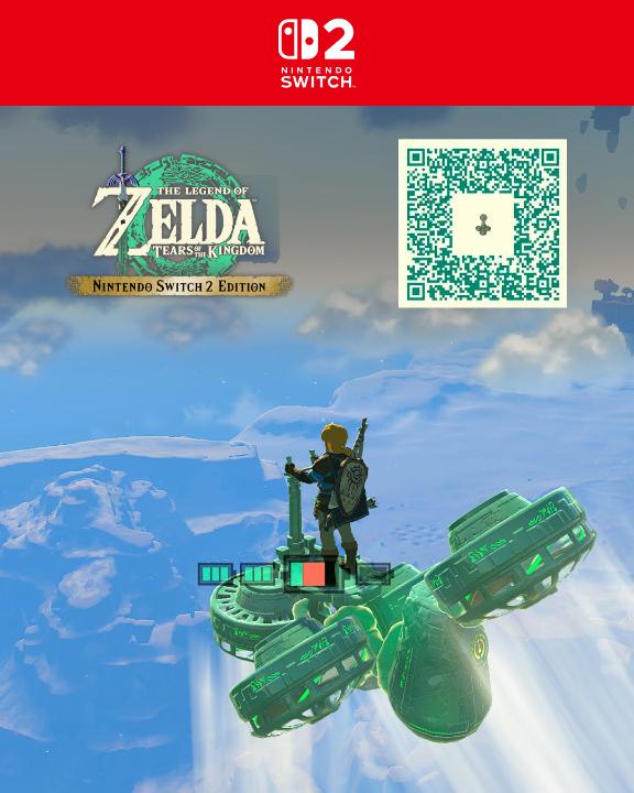Who wants a hover bike? ✋ Scan the QR Code using ZELDA NOTES to use this blueprint in The Legend of #Zelda: #TearsOfTheKingdom – #NintendoSwitch2 Edition.