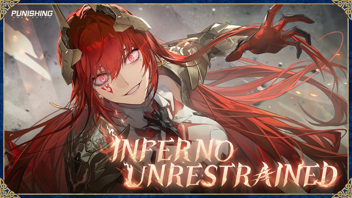 [Character Story Preview | Inferno Unrestrained] The unbridled flames rage on, a force beyond control, scorching all in their path. As fate's pendulum swings both ways, two souls entwine, perpetually caught in the hero's tragic cycle. #punishinggrayraven #PGR