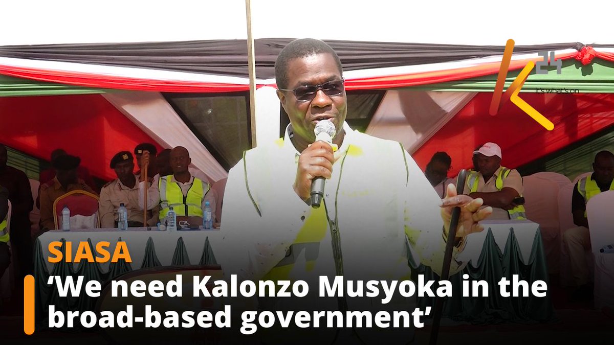 ‘We need Kalonzo Musyoka in the broad-based government’- Wandayi