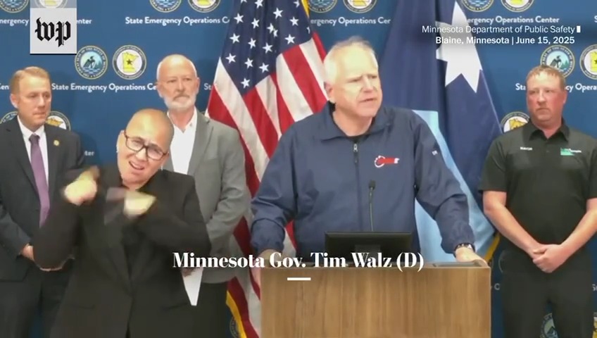 The man suspected of shooting two Democratic lawmakers and their spouses in their homes in what officials describe as politically motivated attacks was arrested and charged Sunday evening after a sprawling manhunt involving more than 100 officers.