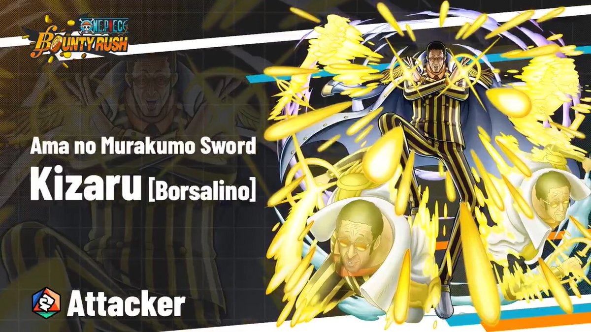 [6.5 Year Anniversary Live Broadcast] Here's a sneak peek of the gameplay reveal video for Extreme Legendary Character "Ama no Murakumo Sword Kizaru [Borsalino]"! Watch Here #OPBRLive #BountyRush #ONEPIECE