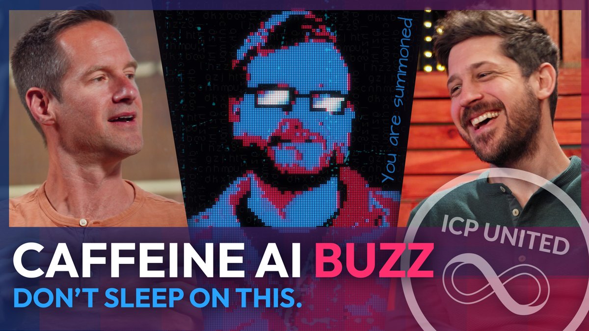 Caffeine AI is almost here, and it’s a game-changer. ☕ AI meets Web3, fully on-chain with the Internet Computer. Ep. 10 of ICP United, DFINITY’s @KyleLangham joins us to break it all down. Watch now 📺