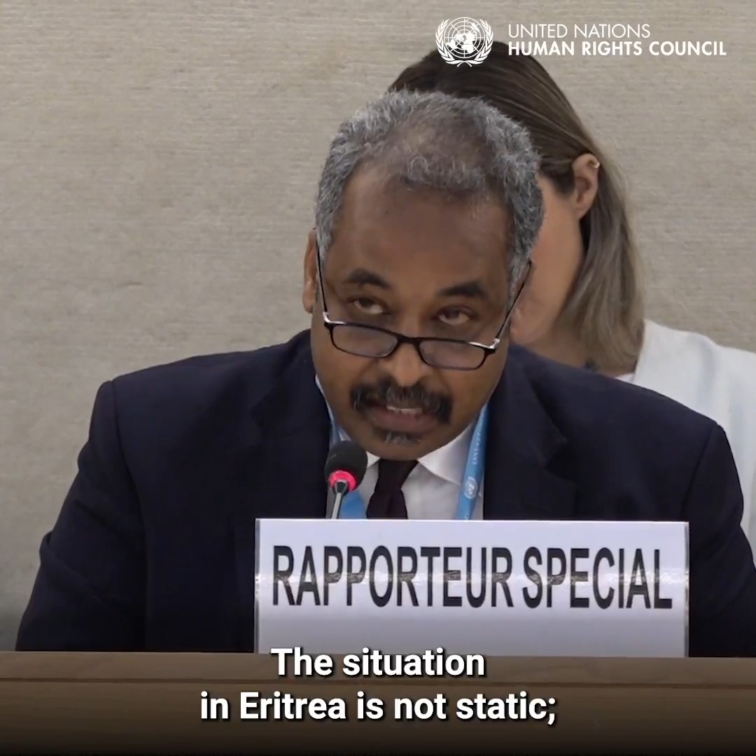 "The rights of the Eritrean people are not a matter of negotiation or political convenience – they are universal, inalienable," the Special Rapporteur on the human rights situation in #Eritrea, Mohamed Abdelsalam Babiker, told the United Nations Human Rights Council. #HRC59
