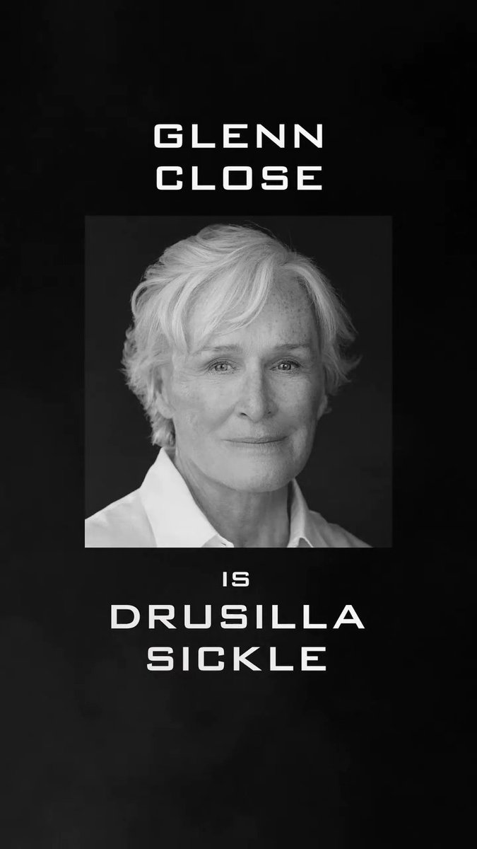 Glenn Close has officially been cast as Drusilla Sickle in #TheHungerGames: Sunrise on the Reaping.