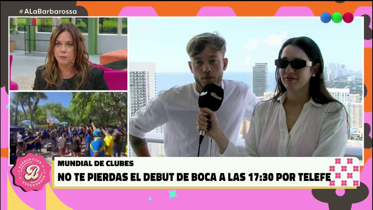 "Nos llevamos bien" Nacho y La Tora desde Miami en el #MundialDeClubes nos cuentan toooodo 🔥 Mirá #ALaBarbarossa en