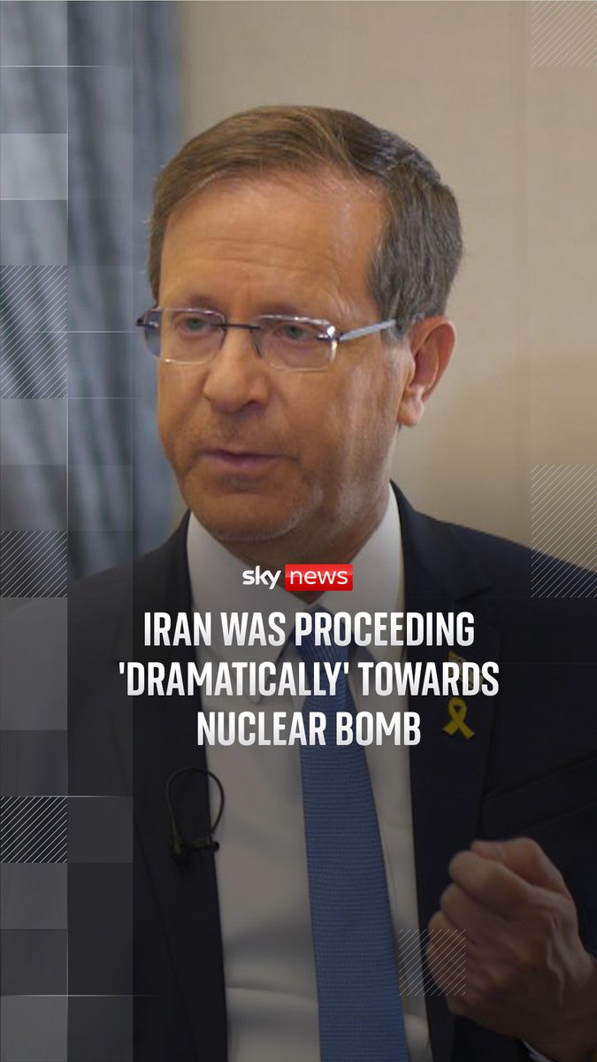 Israel's President Isaac Herzog has told Yalda Hakim that his country had 'no choice' but to attack on Iran as the countries exchange strikes for a fourth day.