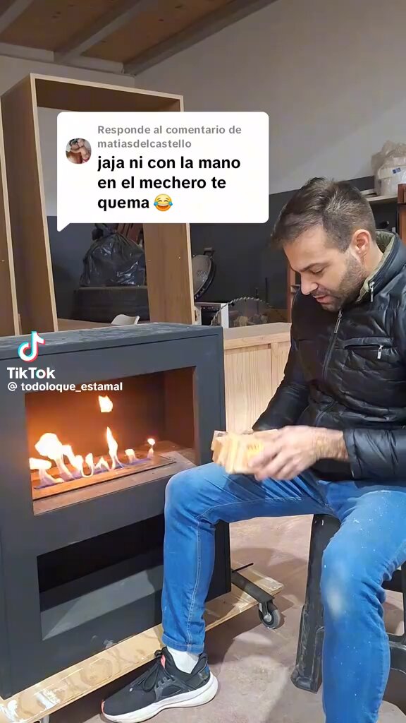 No sirve para calentar La estufa que se compró María Julia Gorilan es una cagada jaja 600 Lucas pagó y terminó quemada