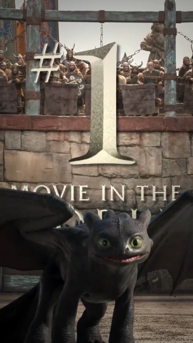 #HowToTrainYourDragon takes flight as the #1 movie in the world. 🔥🐉 Experience it in theaters now!