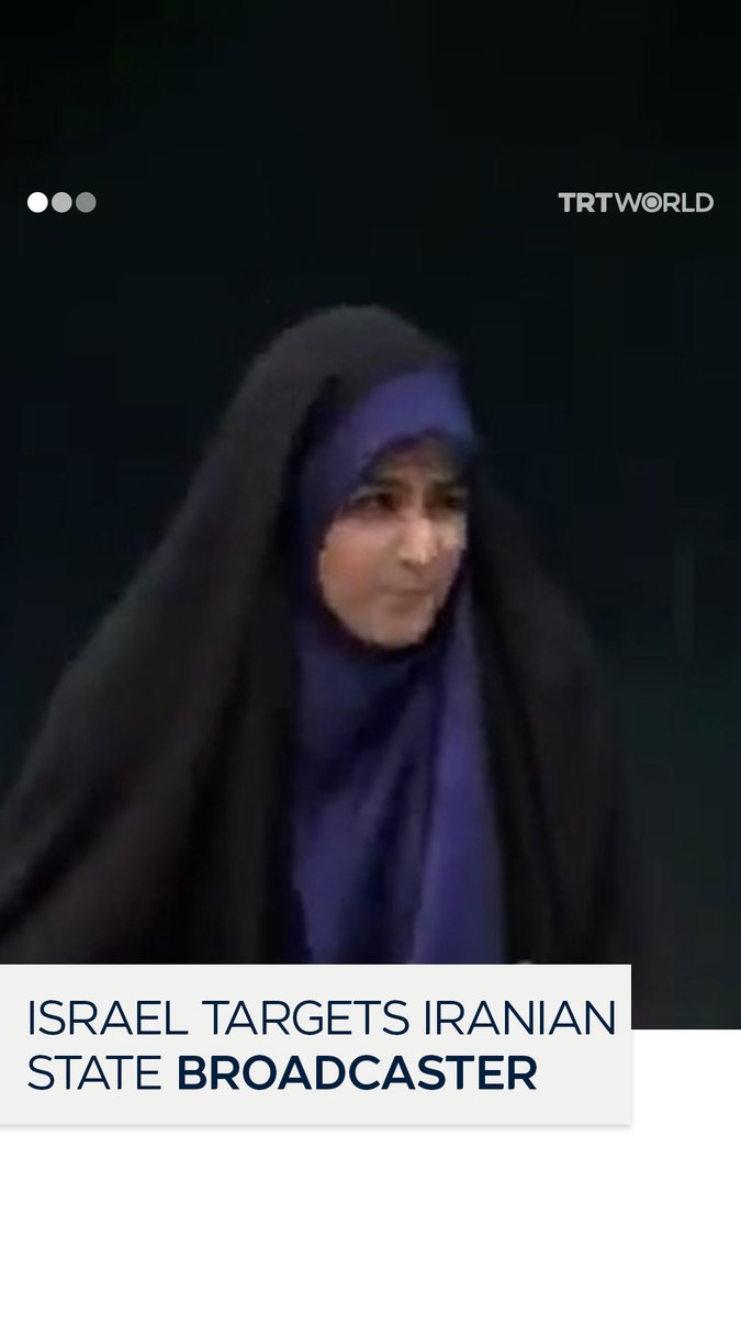 #BREAKING: Israel strikes Iranian state TV building during live broadcast