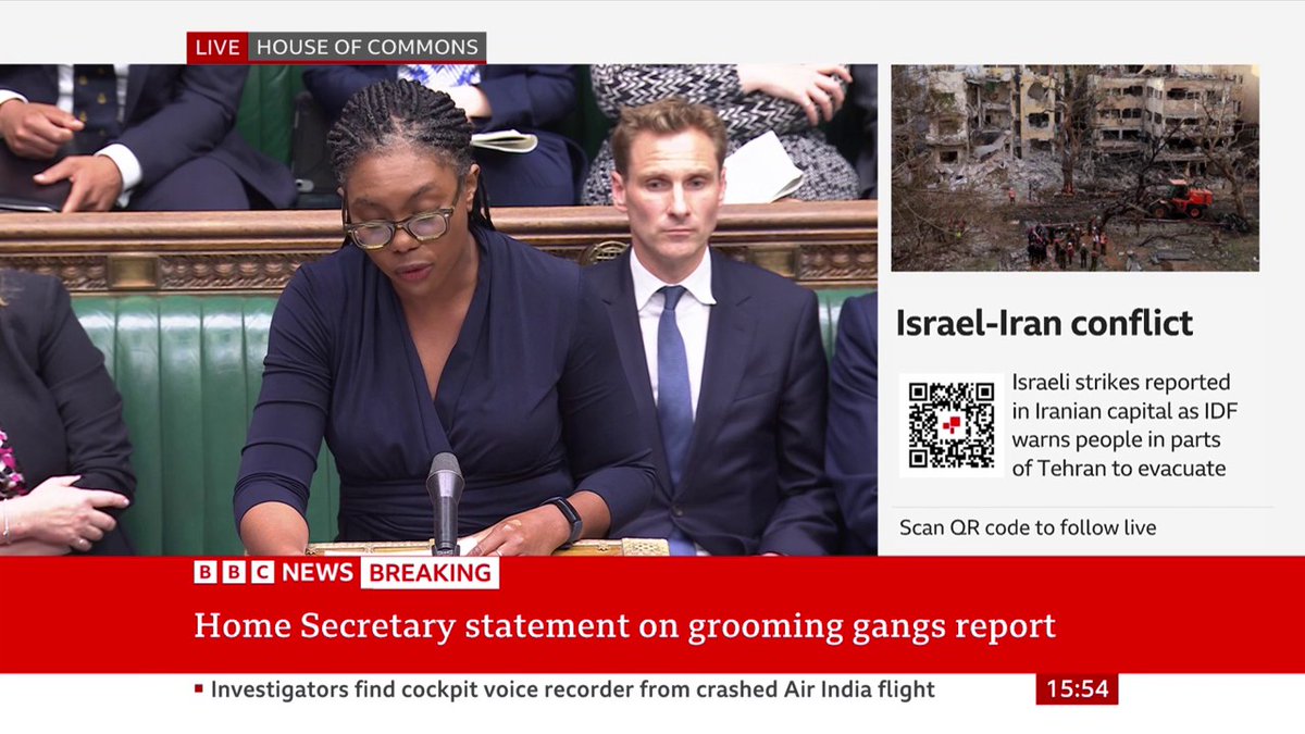 "We must remember that this is not a victory for politicians... this is a victory for the survivors who have been calling for this for years" Tory leader Kemi Badenoch responds to the home secretary's statement on the grooming gangs report Follow live: