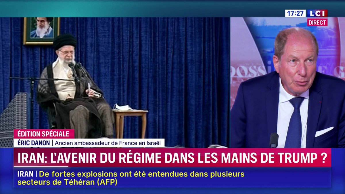 🔴 Le siège de la télévision d'État iranienne a été bombardé par l'aviation israélienne à Téhéran. ▶️ Marie-Aline MELIYI / Magali barthes