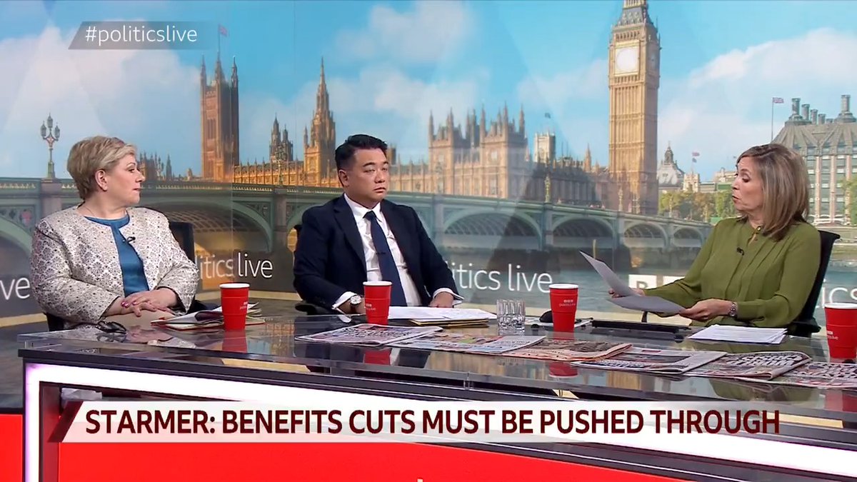 “I’m looking at it and I need to be convinced” Labour MP Dame Emily Thornberry discusses government plans to cut the benefits bill on #PoliticsLive