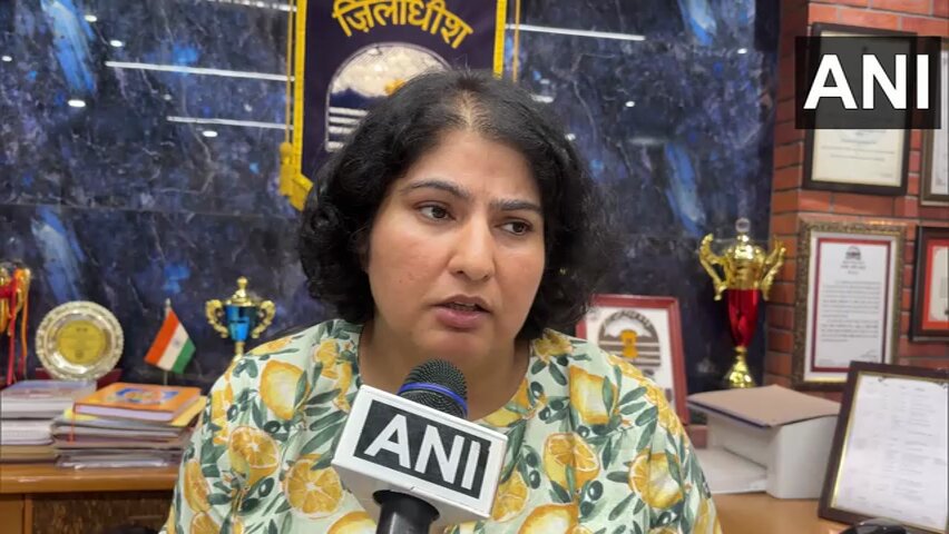 #WATCH | Kullu, Himachal Pradesh | On Nagpur girl falls off zipline in Manali, Dy Commissioner Torul S Raveesh says, "This incident is 5-6 days old and this site was not winter registered. Departmental action is being taken on this. We got to know about this via social media because there was no formal complaint but we are taking action. Separate rules exist for adventure sports... There are two committees to look after these at the district level. Please make sure while doing adventure sports that it is authorized and following all safety measures..."