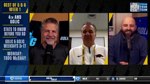 We brought the heat in week one 🔥 A brand new week of Golic &amp; Golic gets underway today at 3:00PM ET. Mike Golic Jr | Mike Golic