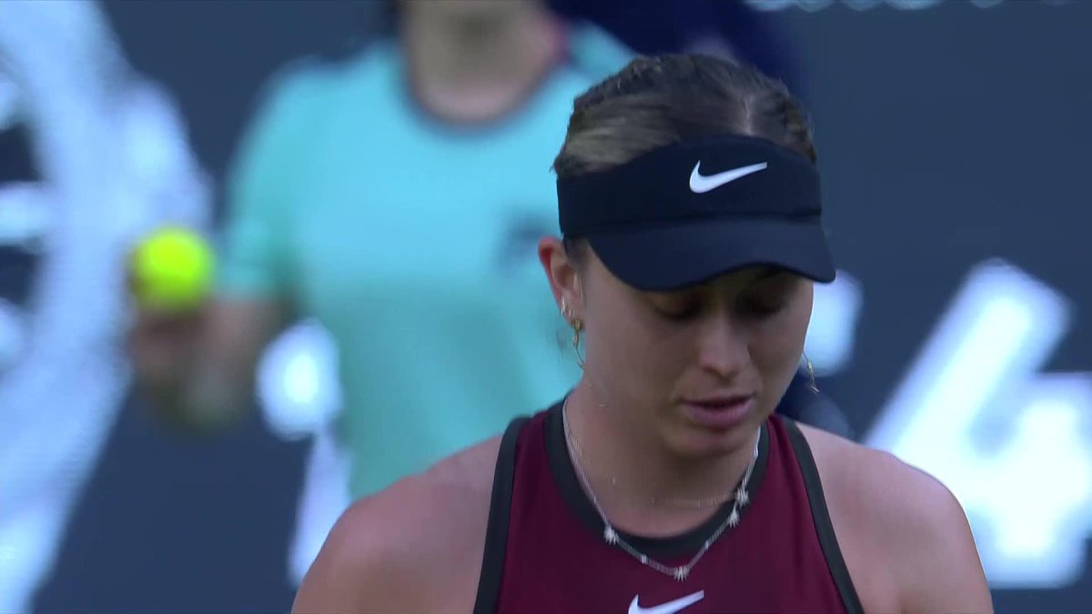 Paula POWER! 💥 Paula Badosa brings the heat to take the first set 6-1 over Lys. #BTO