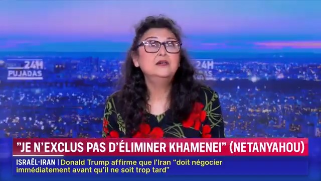 ▶️️️#International - Israël attaque les lieux de pouvoir iranien : ”On ne veut peut-être pas entendre ici et là “Merci Israël”.” Hilda Dehghani Schmit #24hPujadas #LCI #La15 ⤵️