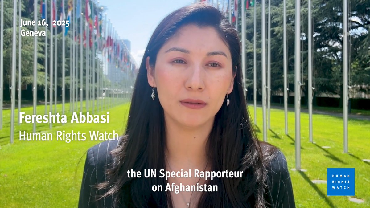 Today in Geneva, the UN Special Rapporteur on Afghanistan presented a new report, detailing the systematic assault on the rights of women and girls by the Taliban. Meaningful international action is needed to end impunity for grave rights abuses.