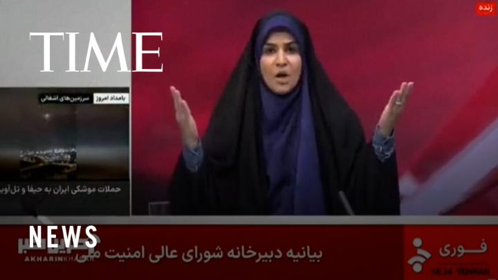 Israel strike cuts off Iran's state TV during live broadcast as studio fills with dust