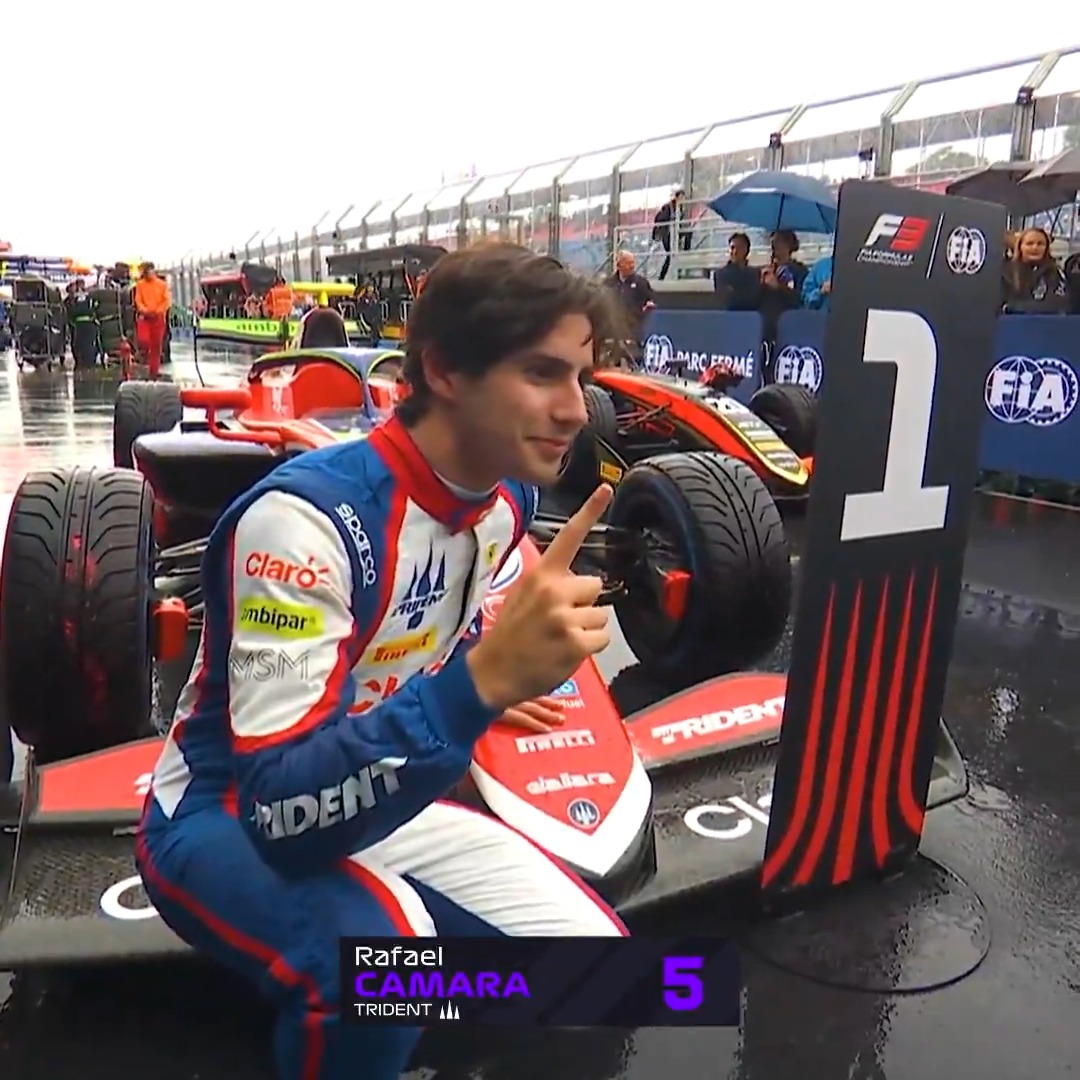 The standout star of the first half of the 2025 #F3 season? 🤨 That would be Brazilian rookie Rafael Câmara — leading the championship with three Feature Race wins and four podiums from just five rounds! 💪 #RoadToF1