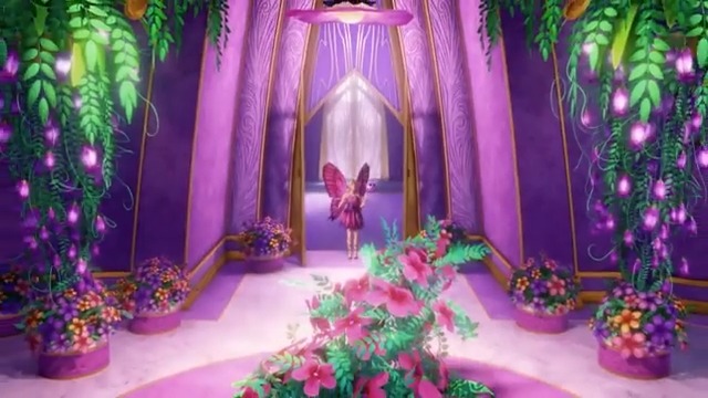 barbie: mariposa and the fairy princess - catania gives mariposa's room a makeover