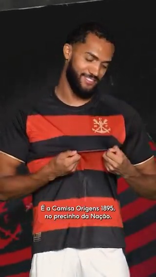 ALÔ, NAÇÃO! A campeã voltou! A Origens 1895 tá de volta na Loja Oficial do Mengão na Shopee! Corre antes que esgote de novo! ❤️🖤 *Estoque limitado #OlhaNaShopee #CRF #OlhaNaShopee #ShopeeFla #ad
