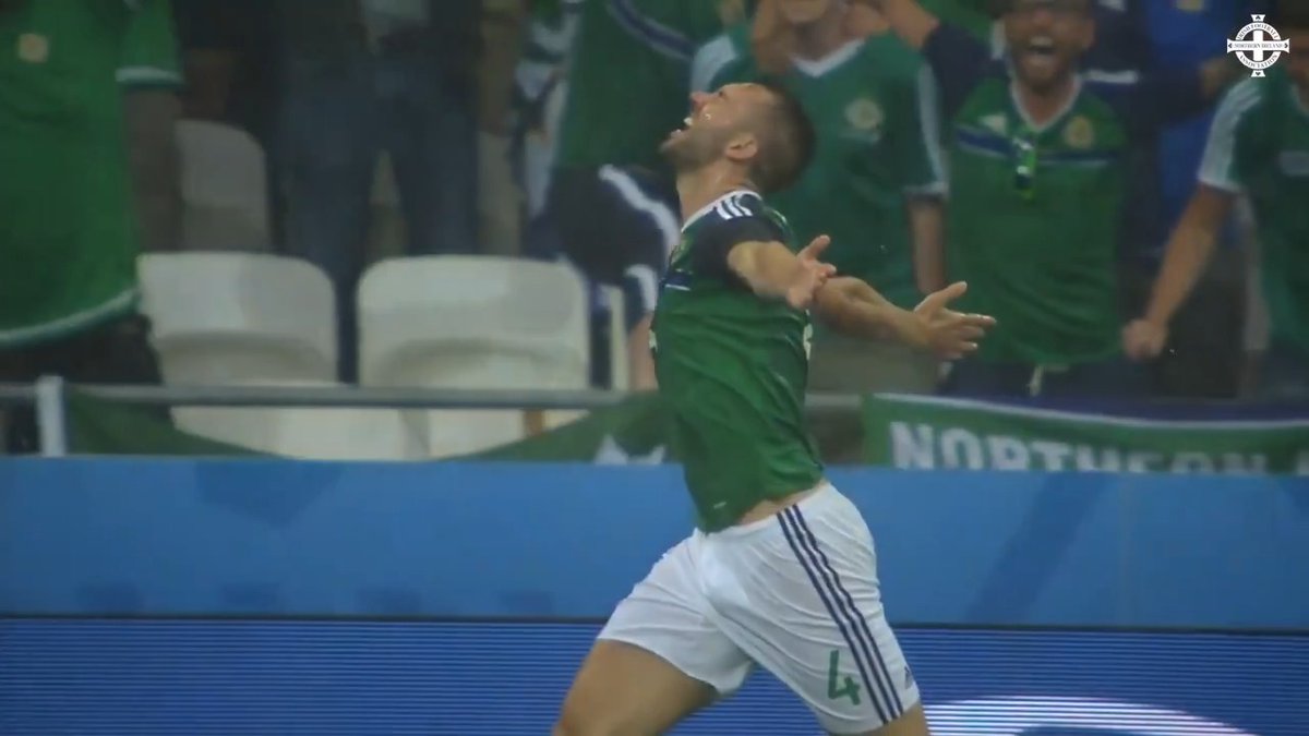 9 years ago today 👑🇫🇷🟢⚪️ #GAWA #Euro2016 Gareth McAuley