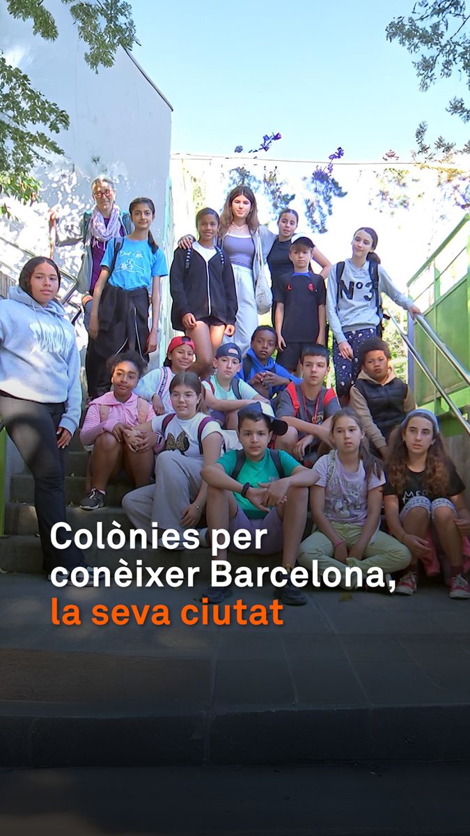 "I Barcelona, on és?" Viuen a Barcelona, però no la coneixen. Alumnes d'una escola de Ciutat Meridiana fan colònies a la seva ciutat i visiten alguns llocs emblemàtics