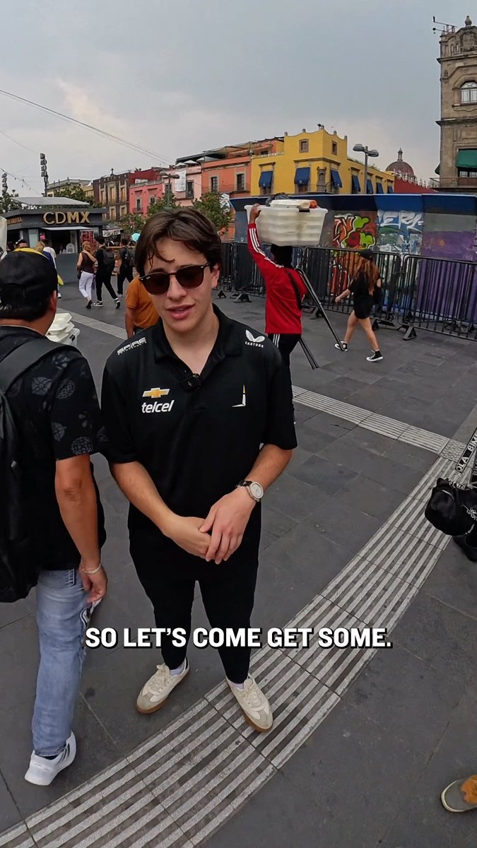 A taste of Mexico City. 🌮 Let's grab some tacos with Spire Motorsports driver Andres Perez de Lara!