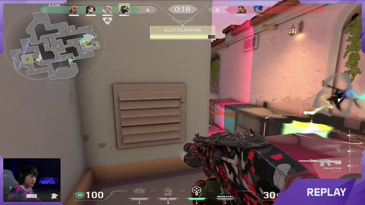 .PRX Jinggg getting kills out of nowhere
