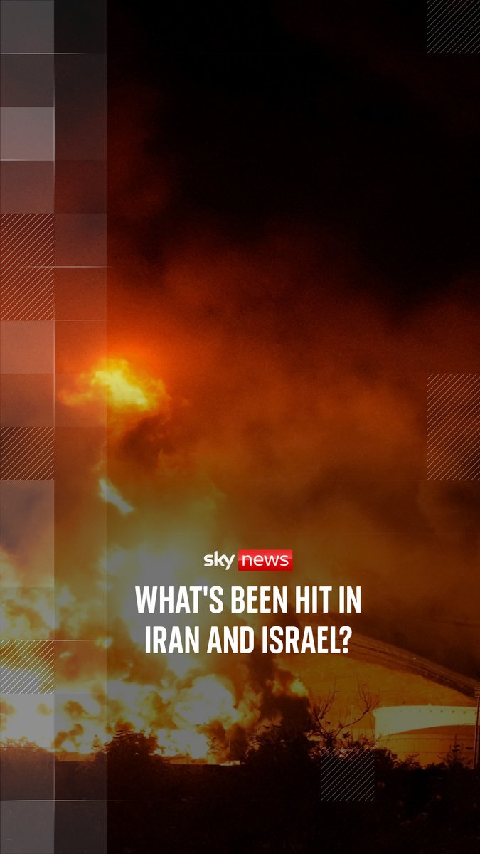 As the two sides continue to exchange fire, Sky's Dominic Waghorn looks at what has been targeted by Iran and Israel.