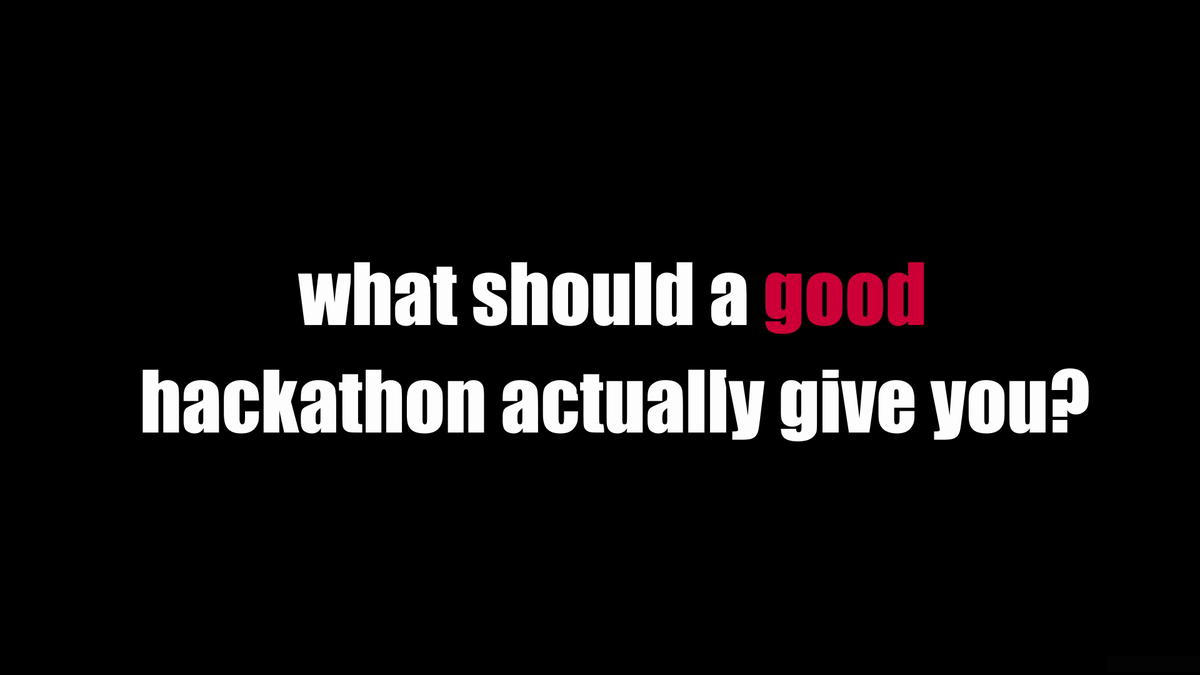 Most hackathons waste your time. Not this one. What you won't get here: > Vague one line bounties > Broken tooling and docs > Nobody to support you We value your time more than that. Checkout the full guide and register for the hackathon (links in thread) 👇