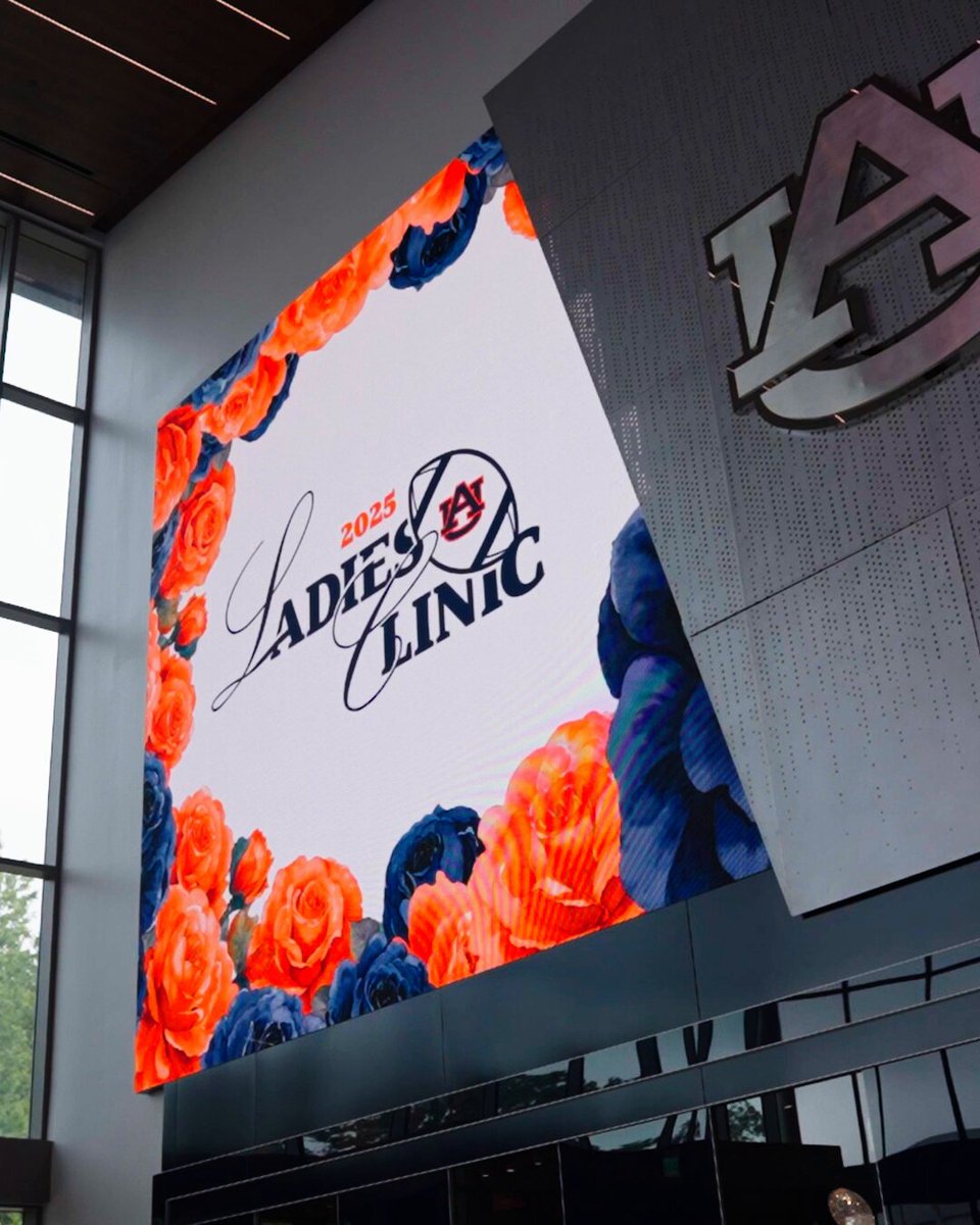 2025 Ladies Clinic! 🏈 Grateful for another unforgettable day with our Auburn Family! 🧡🦅 🗞️