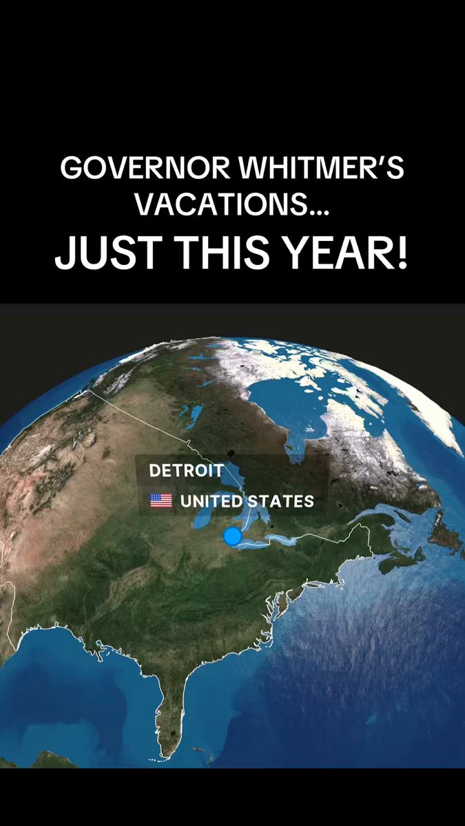 Whitmer heads to Australia this week while still refusing to fill our vacant Senate seat. It’s been 6 months.