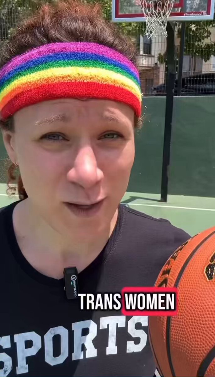 Here is your favorite trans woman defending men in women’s sports.