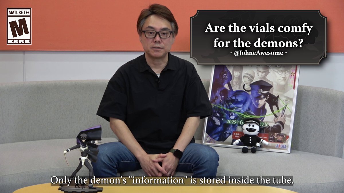 Are the Kuzunoha Tubes comfy for demons? 🧪 RAIDOU Remastered Game Director Kazuyuki Yamai has the answer from our Developer Fan Q&A! Watch the full video: