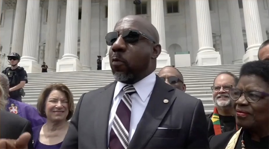 Sen. Reverend Raphael Warnock has never been afraid to make some good trouble.