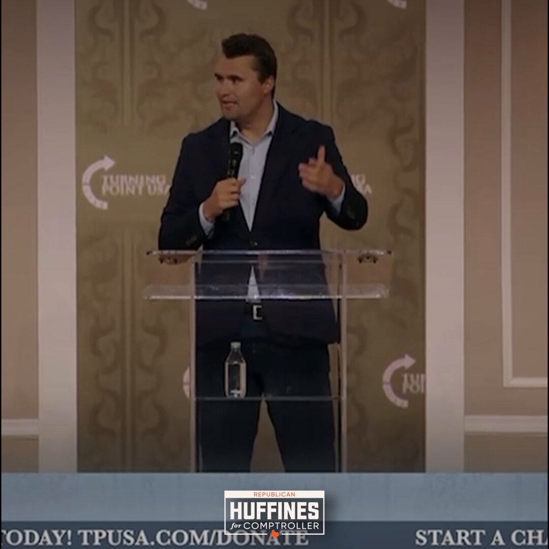🚨Charlie Kirk at Turning Point USA YWLS in Dallas, TX: "The great Don Huffines by the way. Don is running to DOGE Texas, he's doing a great job. Fully endorsed him." - Charlie Kirk Thank you my friend!!