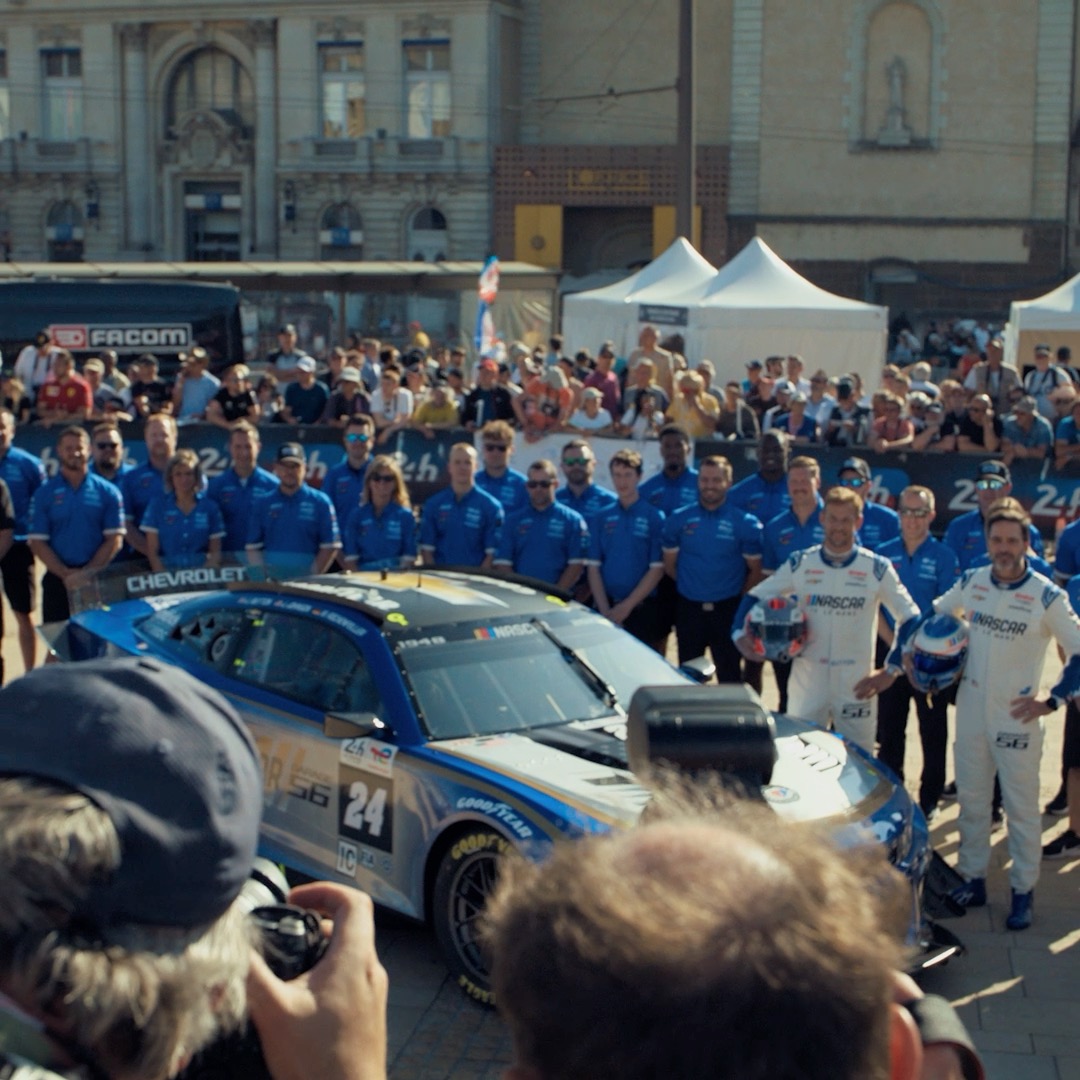The inside story of NASCAR's greatest adventure. Watch NASCAR to Le Mans presented by Goodyear Racing starting tomorrow on the NASCAR Channel and YouTube.