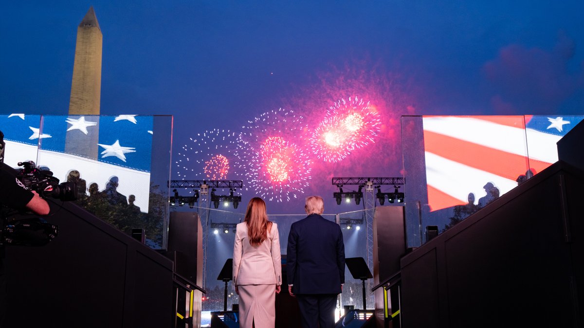 "Whenever duty calls and whatever danger comes, the American soldier will be there. The USA will always have the grace of Almighty God and the iron will of the U.S. Army. Thanks to their extraordinary service and devotion, 250 years later, America stands tall..." –President Trump