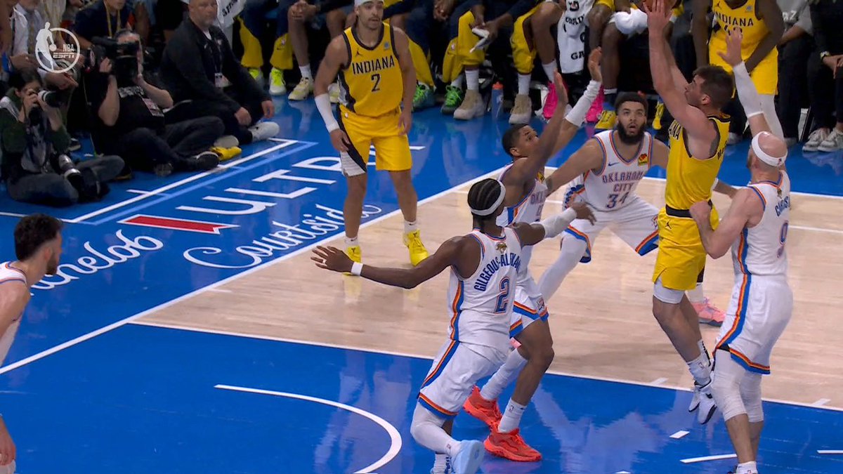 T.J. MCCONNELL IS GIVING IT HIS ALL IN GAME 5 🔥 📺 #NBAFinals on ABC