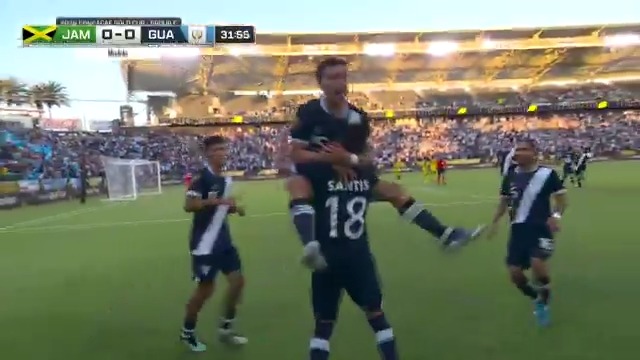 There it is 🔥 Guatemala takes the lead over Jamaica! 🇬🇹