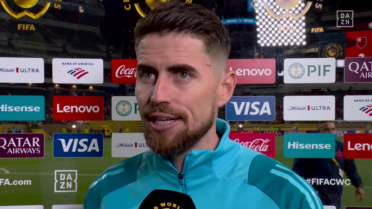 🎙️ Post-match with Jorginho The debutant reflects on Flamengo’s 2–0 win and his first minutes with Flamengo 🔴⚫ Watch the @FIFACWC | June 14 - July 13 | Every Game | Free | | #FIFACWC #TakeItToTheWorld #FLATUN