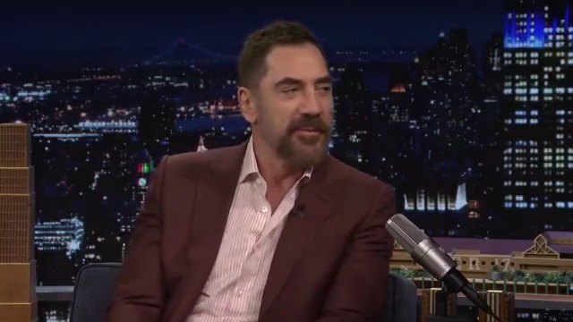 “He was making sure that everything that happened, has happened or could happen.” -Javier Bardem on working alongside Lewis Hamilton in F1 Movie! #FallonTonight #F1TheMovie
