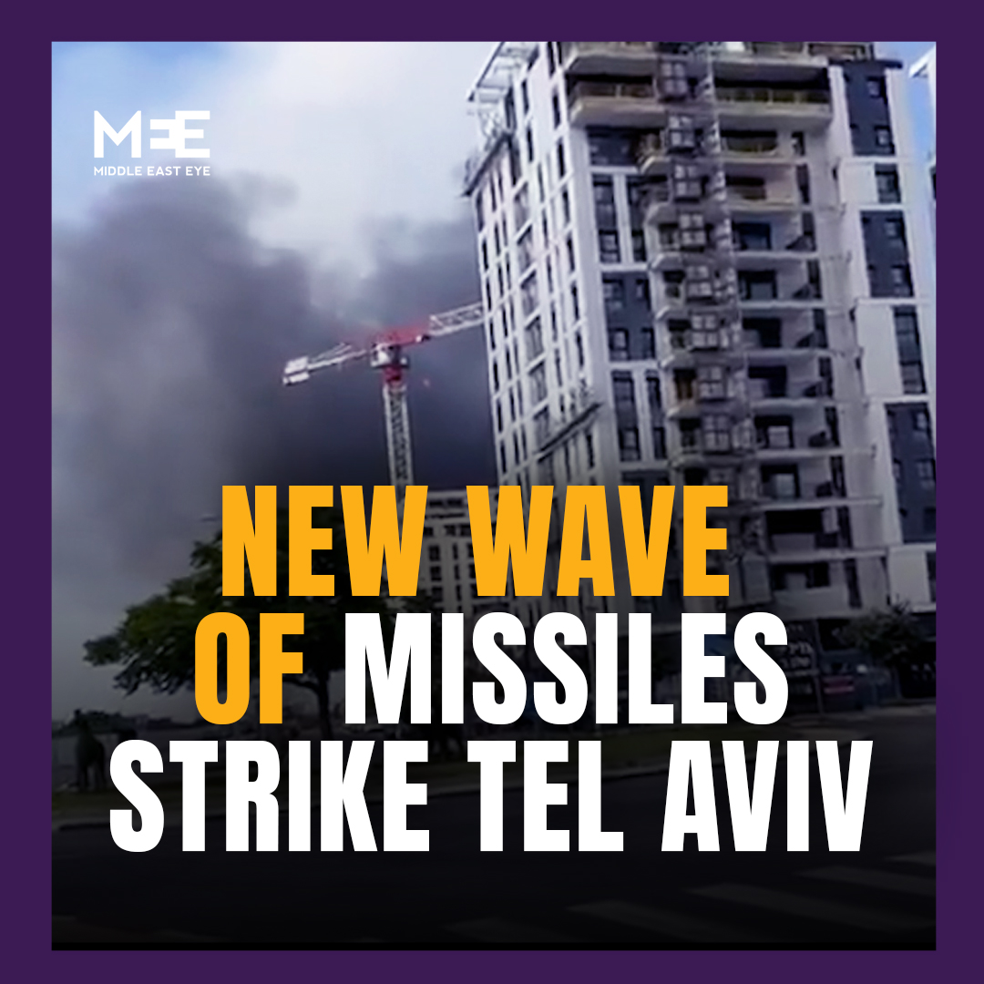 Footage circulating online shows smoke rising as a new wave of missiles reportedly struck Tel Aviv on Tuesday. AFP reported that loud explosions were heard in both Tel Aviv and Jerusalem following the Israeli army’s warning of incoming Iranian missiles
