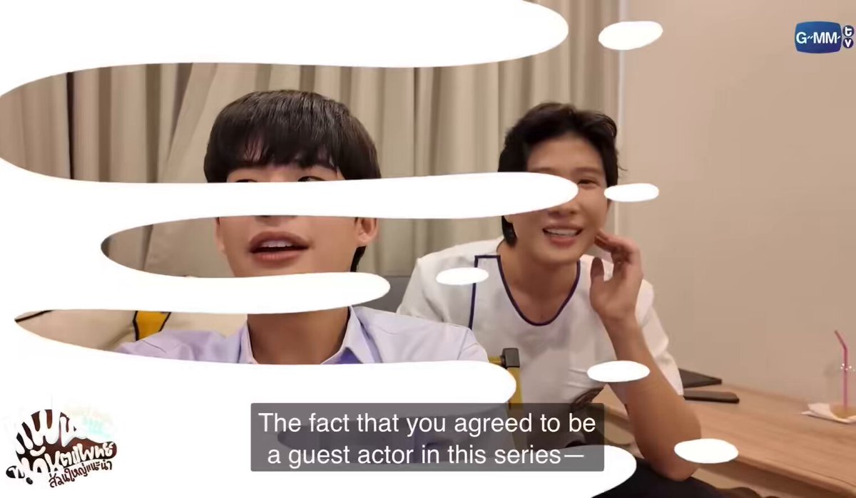M: The fact that you agreed to be a guest actor in the series I feel like I owe you big time. If there’s ever a project where you want me to join just say the word. Just say “Khaotung” and I’m in. K: Promise? M: Yeah. I promise I really do. THIS IS SO CUTE 😭 #SweetToothGoodDentist #khaotungg #mmarkpkk